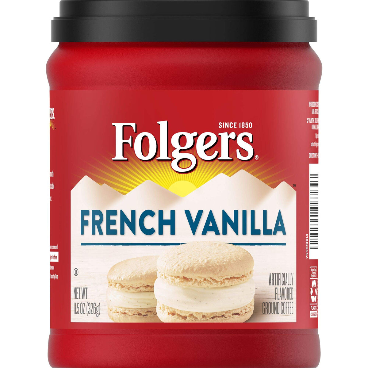 Folgers French Vanilla Flavored Ground Coffee - 11.5 oz
