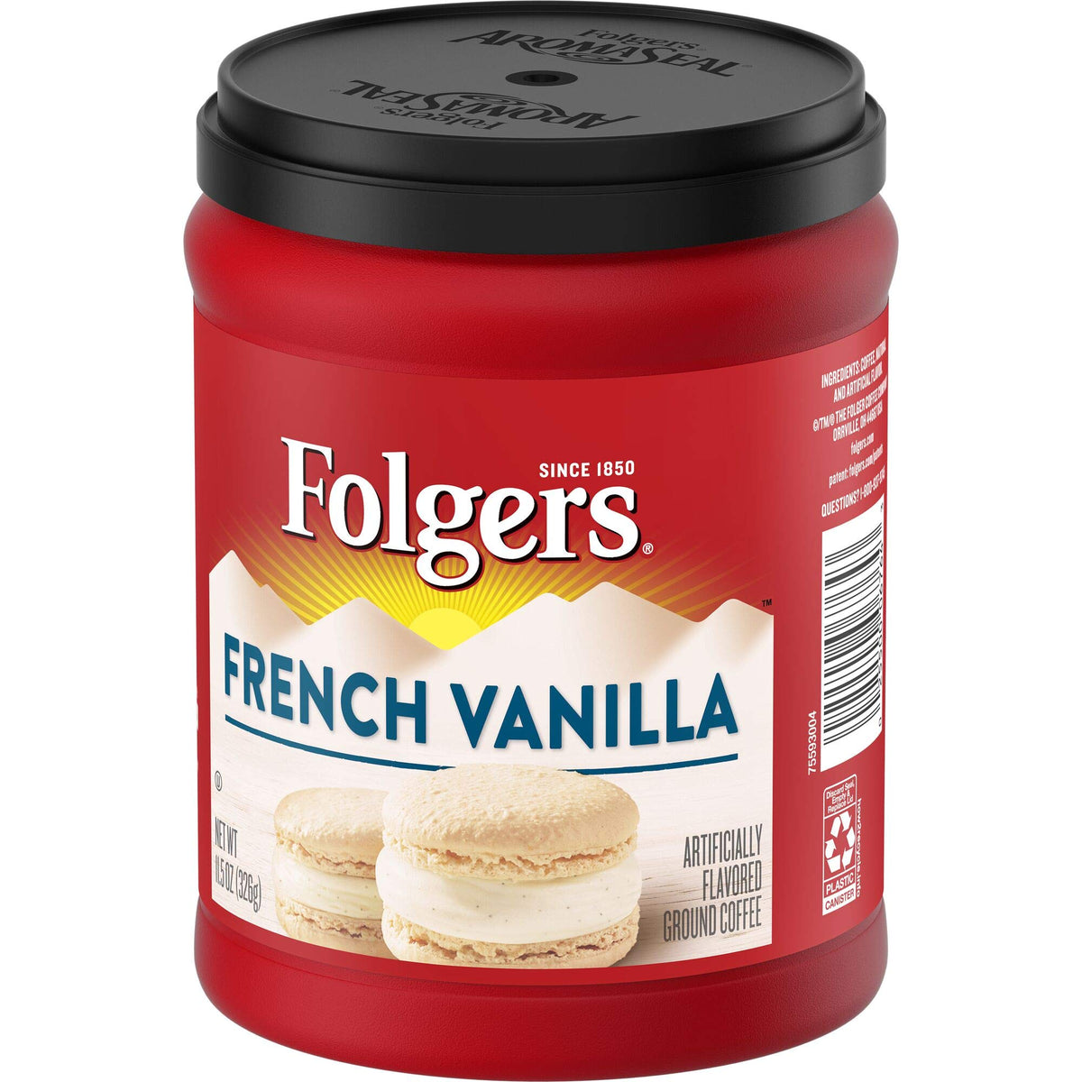 Folgers French Vanilla Flavored Ground Coffee - 11.5 oz