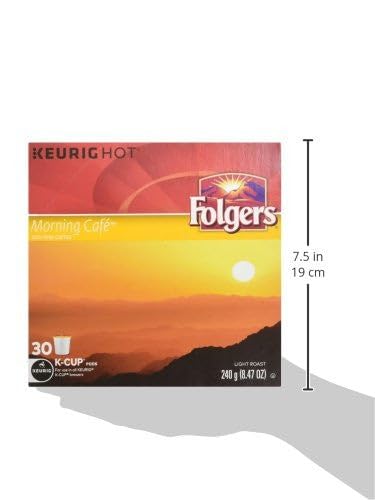 Folgers Morning Café K-Cup Pods – 30 Count