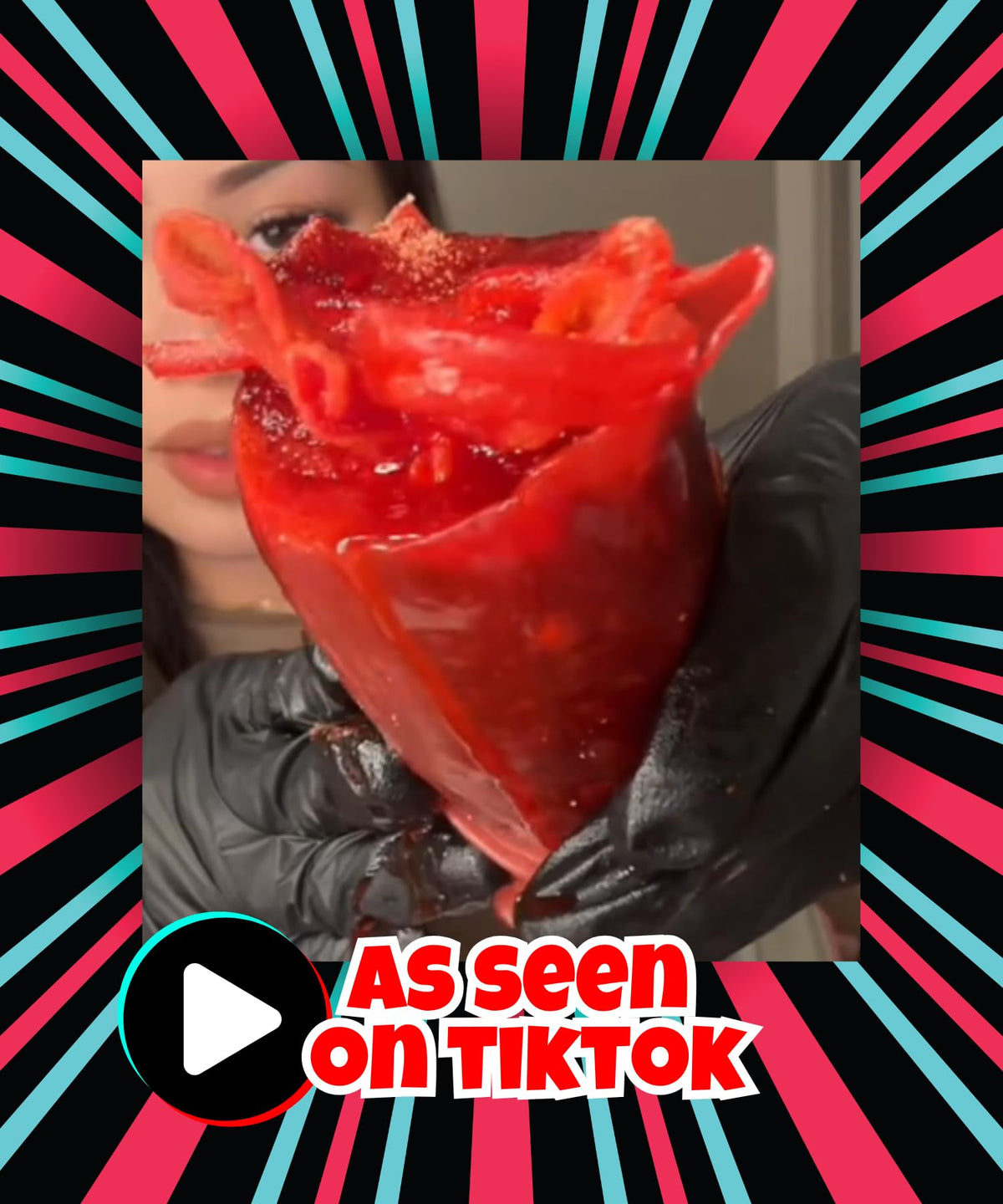 Food Crush Chamoy Pickle Kit For 2 + Blue Raspberry Pickle Kit – 22 Pieces | TikTok Candy Gift Set