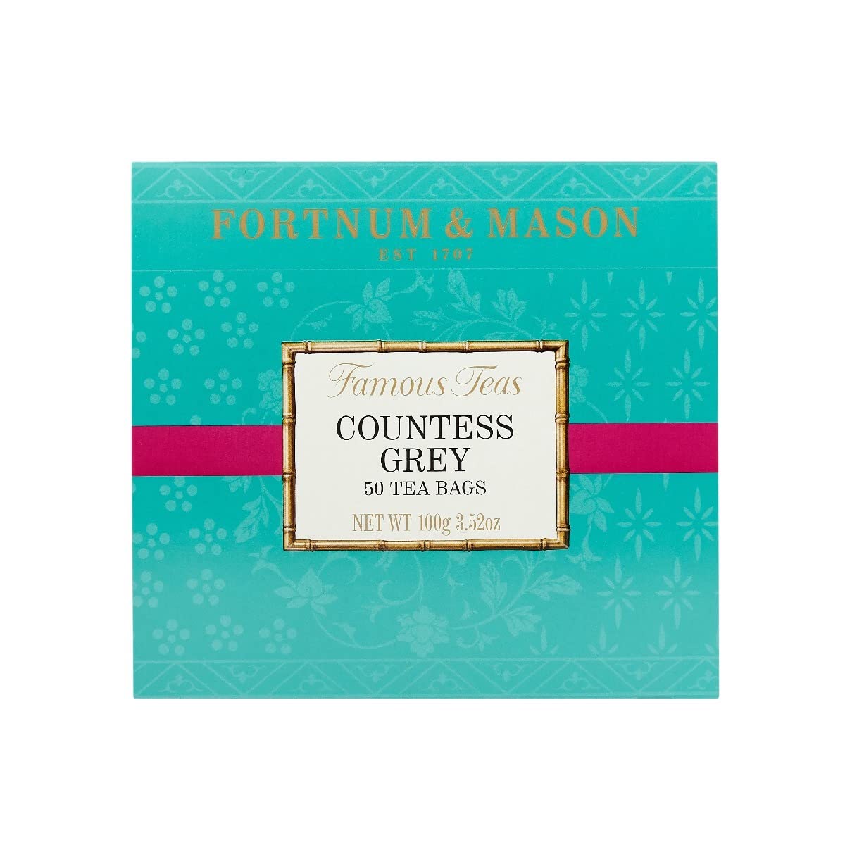 Fortnum & Mason Countess Grey 50 Tea Bags – Earl Grey with a Fortnum’s Twist