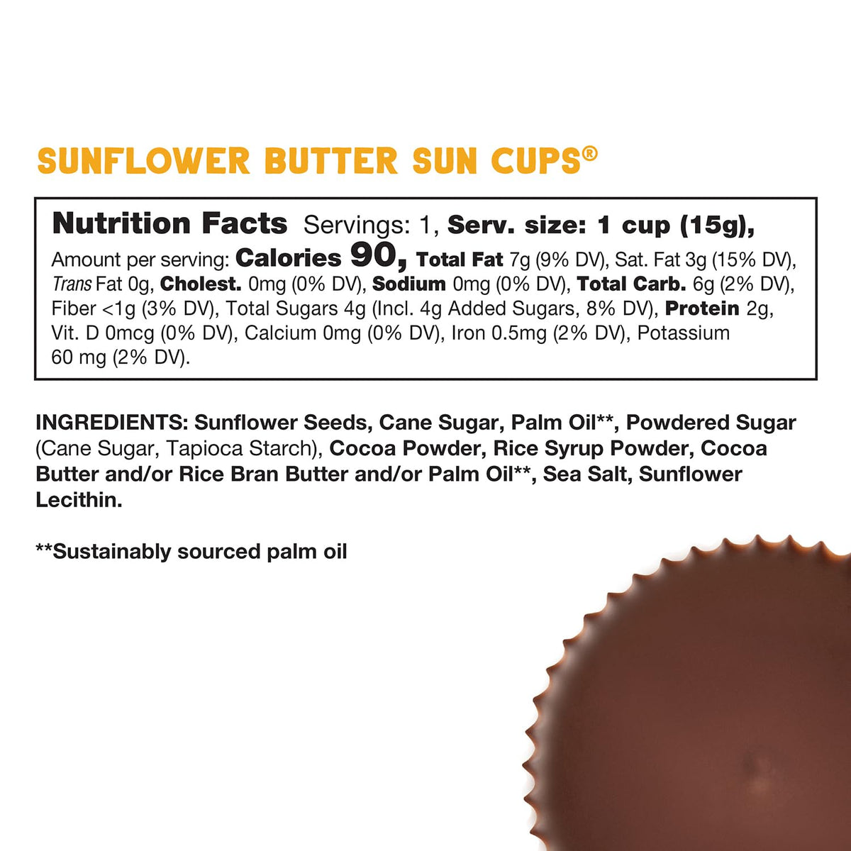 Free 2b Chocolate Sun Cups – Gluten-Free, Dairy-Free, Nut-Free & Soy-Free, 1.4 oz Each (Pack of 12)