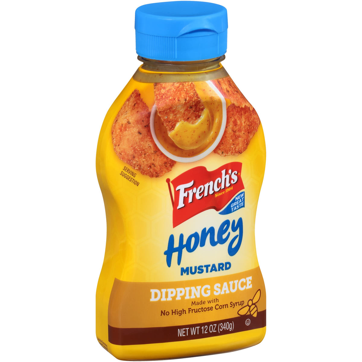French's Honey Mustard Dipping Sauce, 12 oz (Pack of 8) | Real Honey & Premium Mustard Seeds