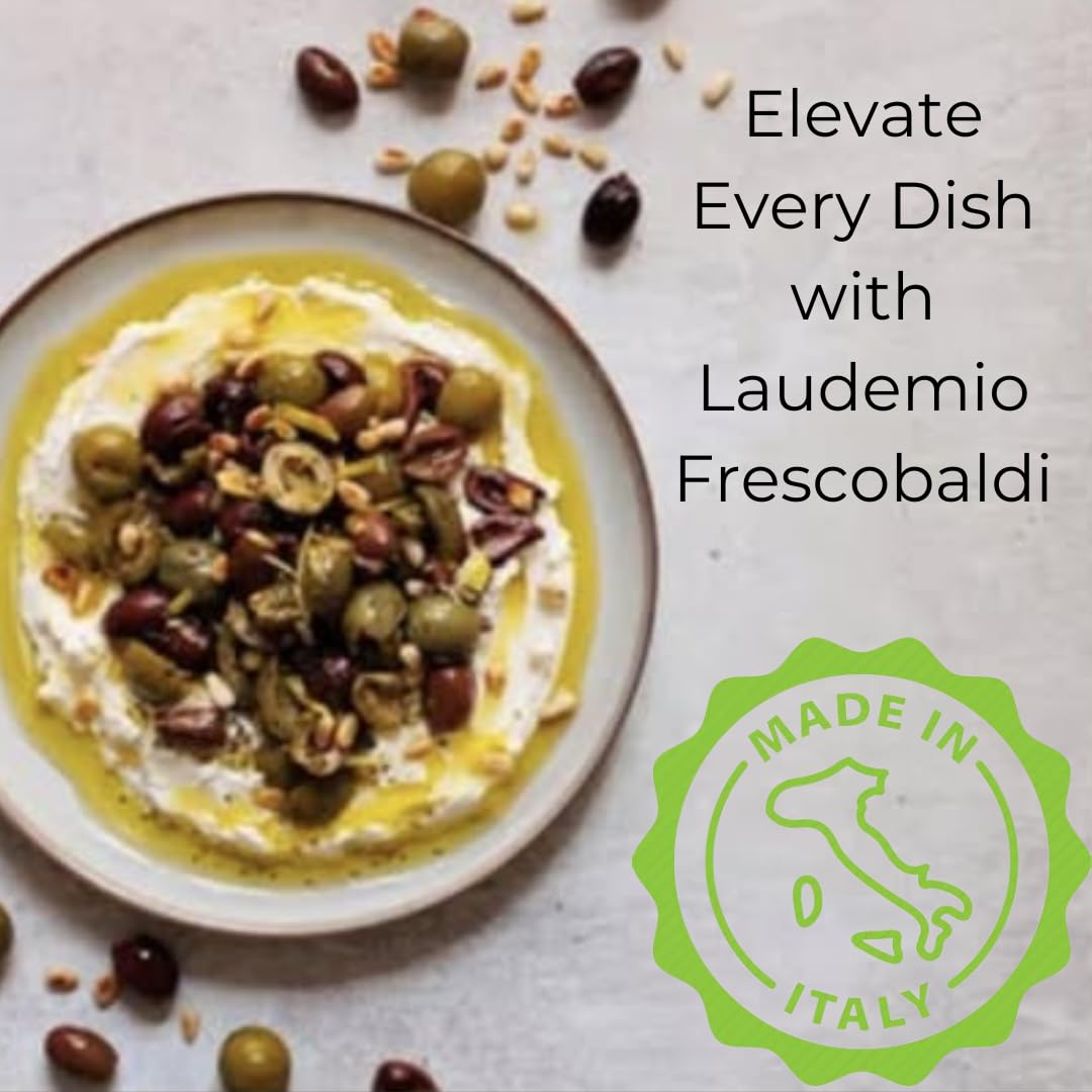 Frescobaldi Laudemio Extra Virgin Olive Oil – Premium Tuscan EVOO, Low Acidity, 250ml