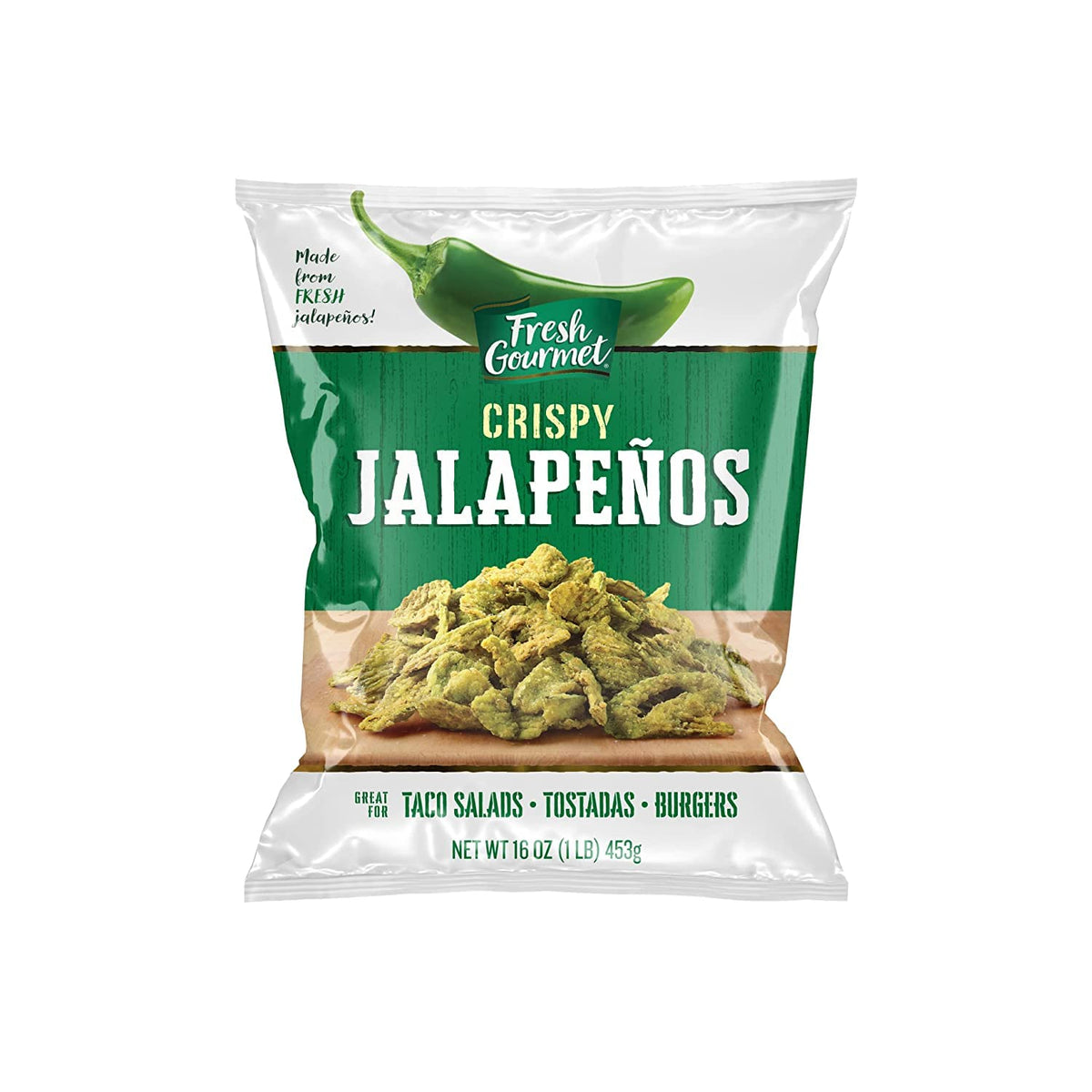 Fresh Gourmet Crispy Jalapenos – Crunchy Snack and Salad Topper Pack of 2