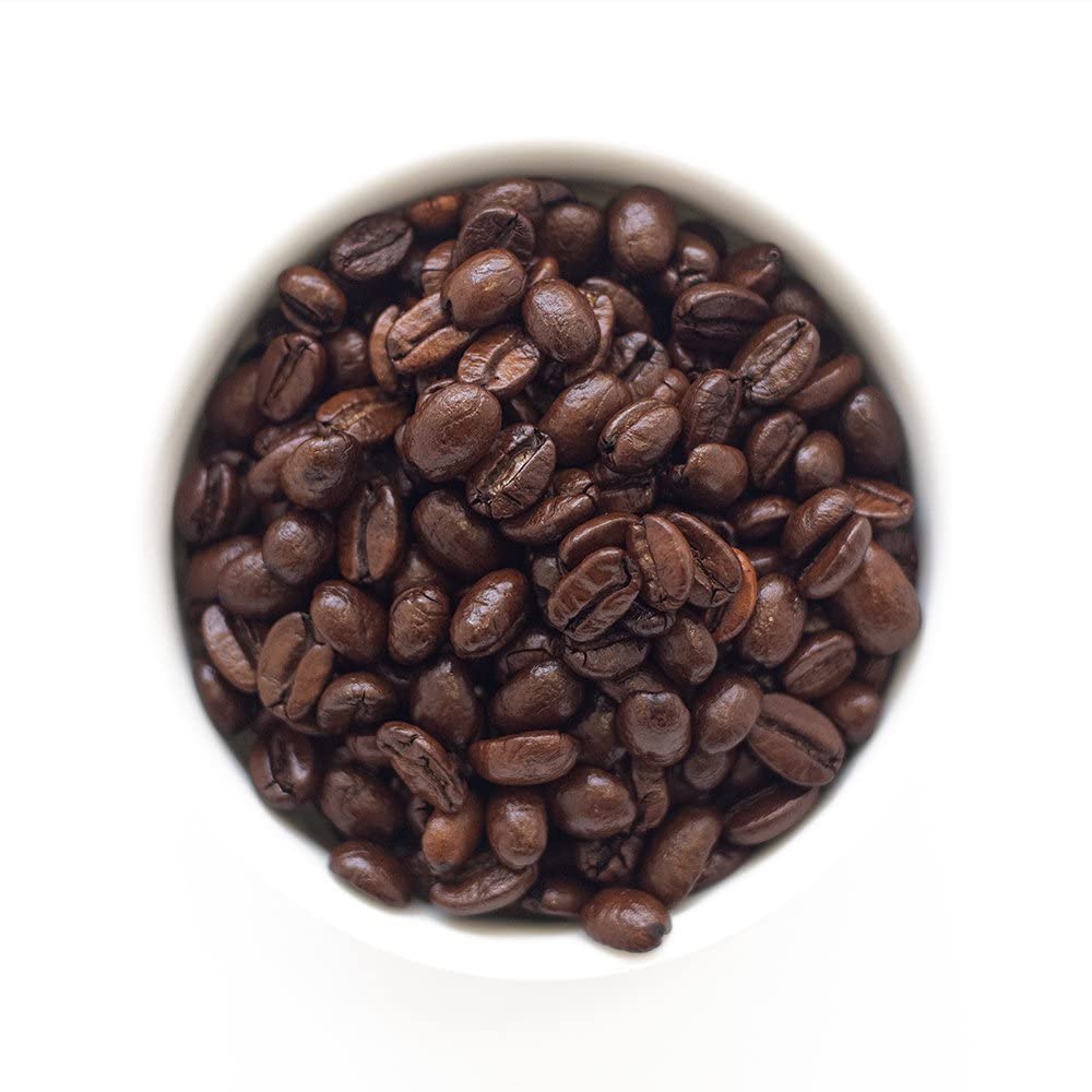 Fresh Roasted Coffee Jamaican Me Crazy Flavored Whole Bean Coffee – Medium Roast, Kosher, 2 lb