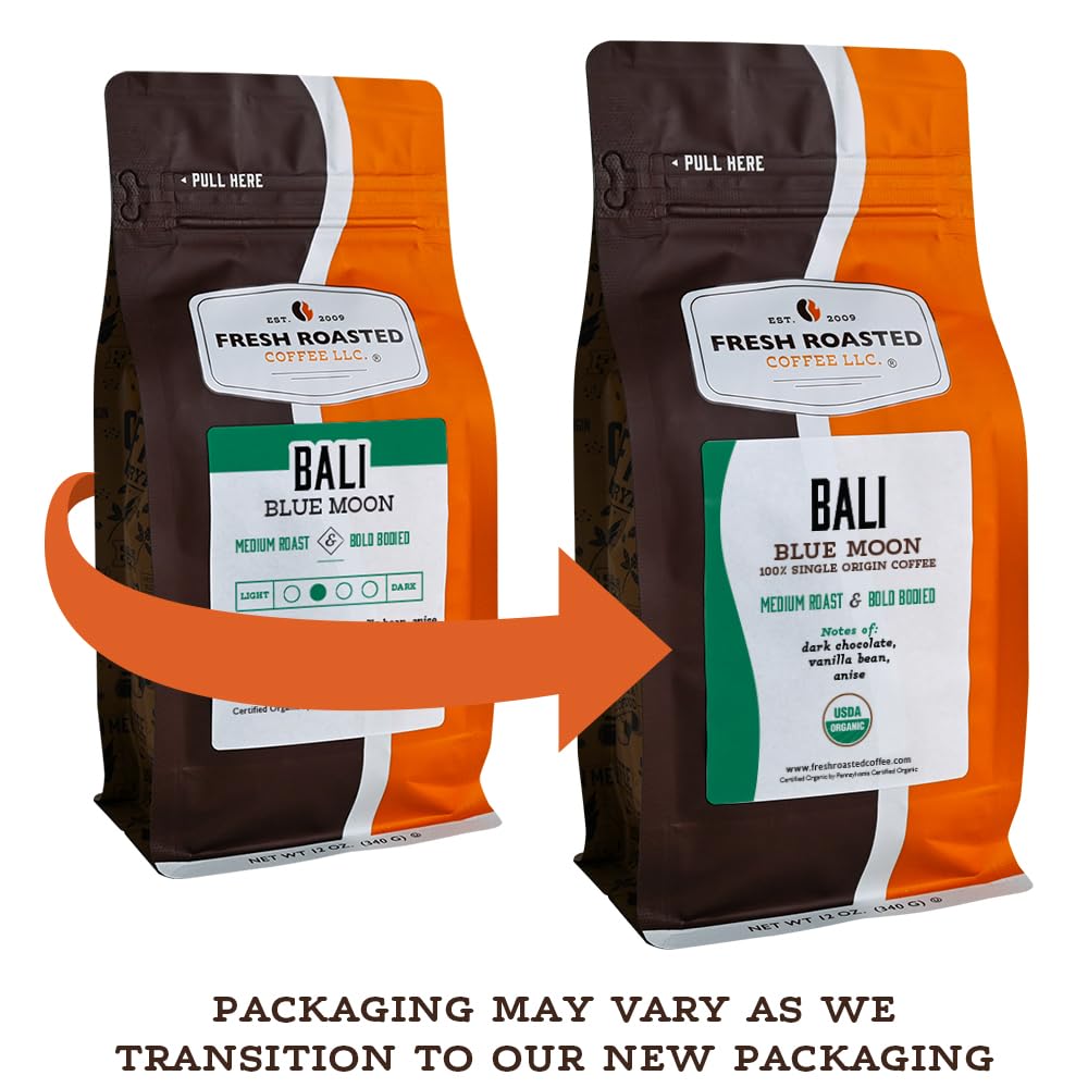 Fresh Roasted Coffee - 100% Colombian Whole Bean, 2 lb, Medium Roast, Kosher