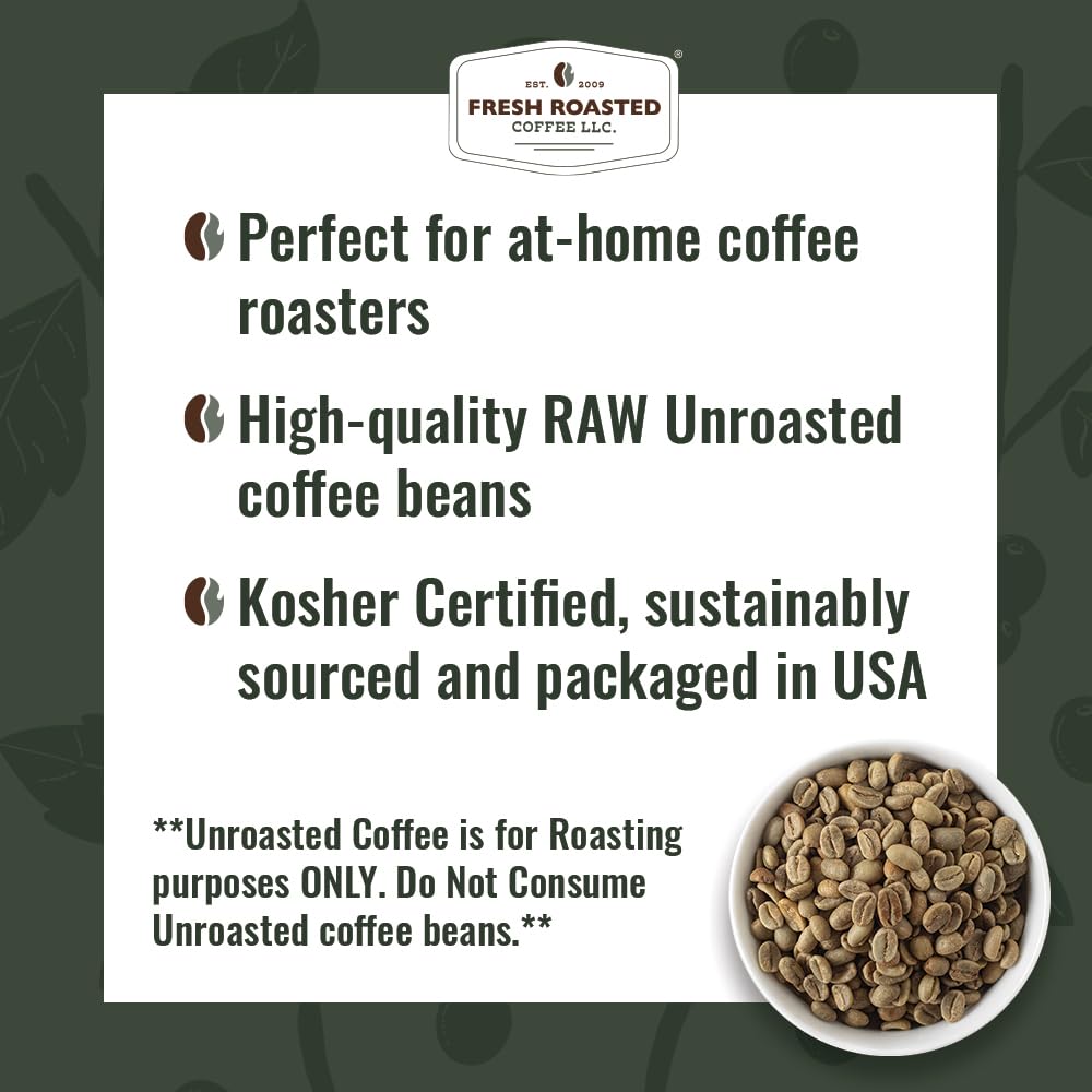Fresh Roasted Coffee Unroasted Adventurer Home Roasting Starter Kit – Kosher