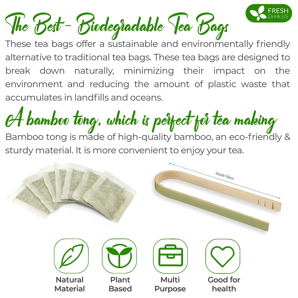FRESHDRINKUS Premium Rosemary Leaf Tea Bags – 100% Natural