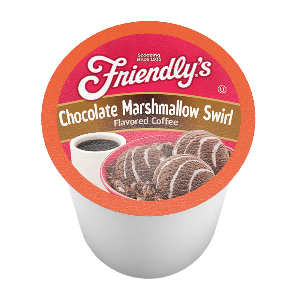 Friendly's Chocolate Marshmallow Swirl Coffee Pods for Keurig K-Cup Brewers – 40 Count