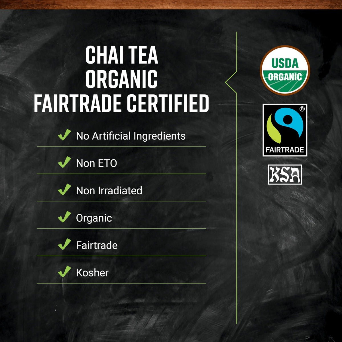 Frontier Co-op Chai Tea - Organic, Fair Trade, Kosher, 16 oz
