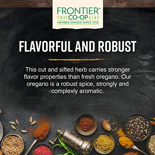 Frontier Co-op Mexican Oregano Leaf – 1 lb Bulk, Cut & Sifted, Kosher