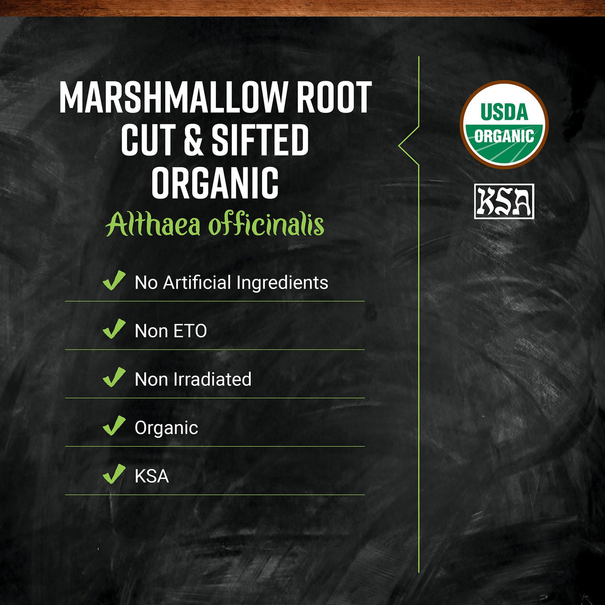 Frontier Co-op Organic Marshmallow Root, Cut & Sifted — Kosher, 16 oz