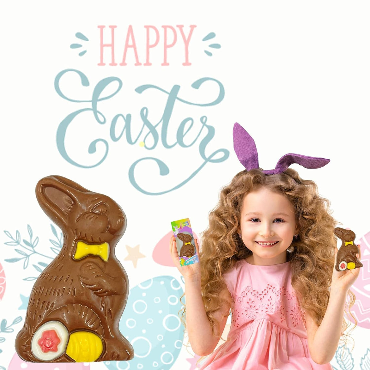 Fruidles Milk Chocolate Easter Bunny 12-Pack – Kosher Dairy, Individually Boxed Party Favors