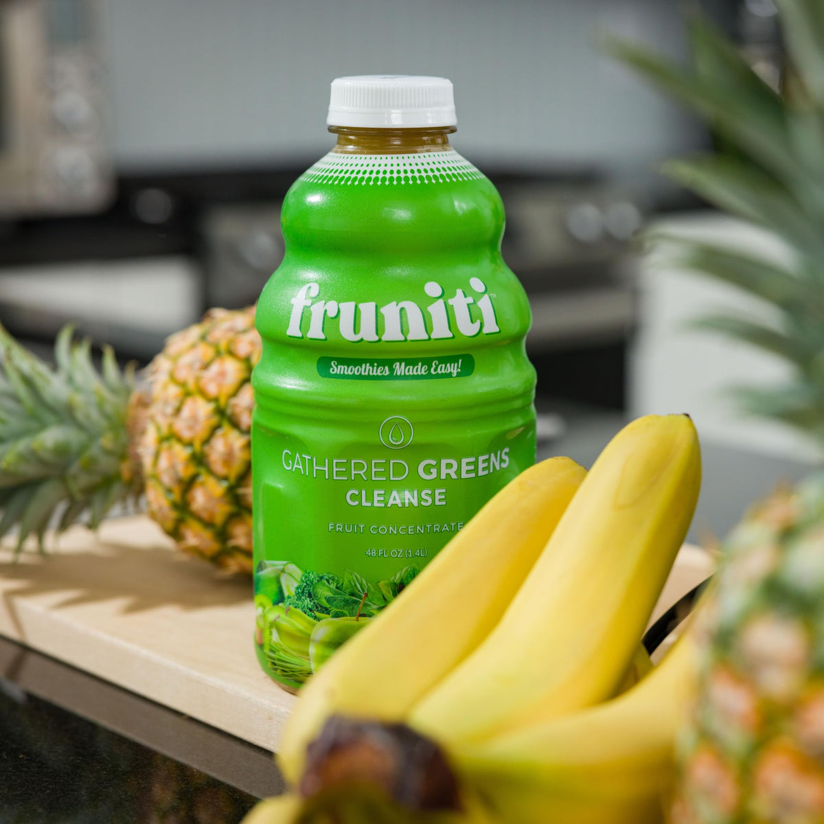 Fruniti Super Greens Smoothie Mix – Cleanse + Detox, No Sugar Added, 24 Servings