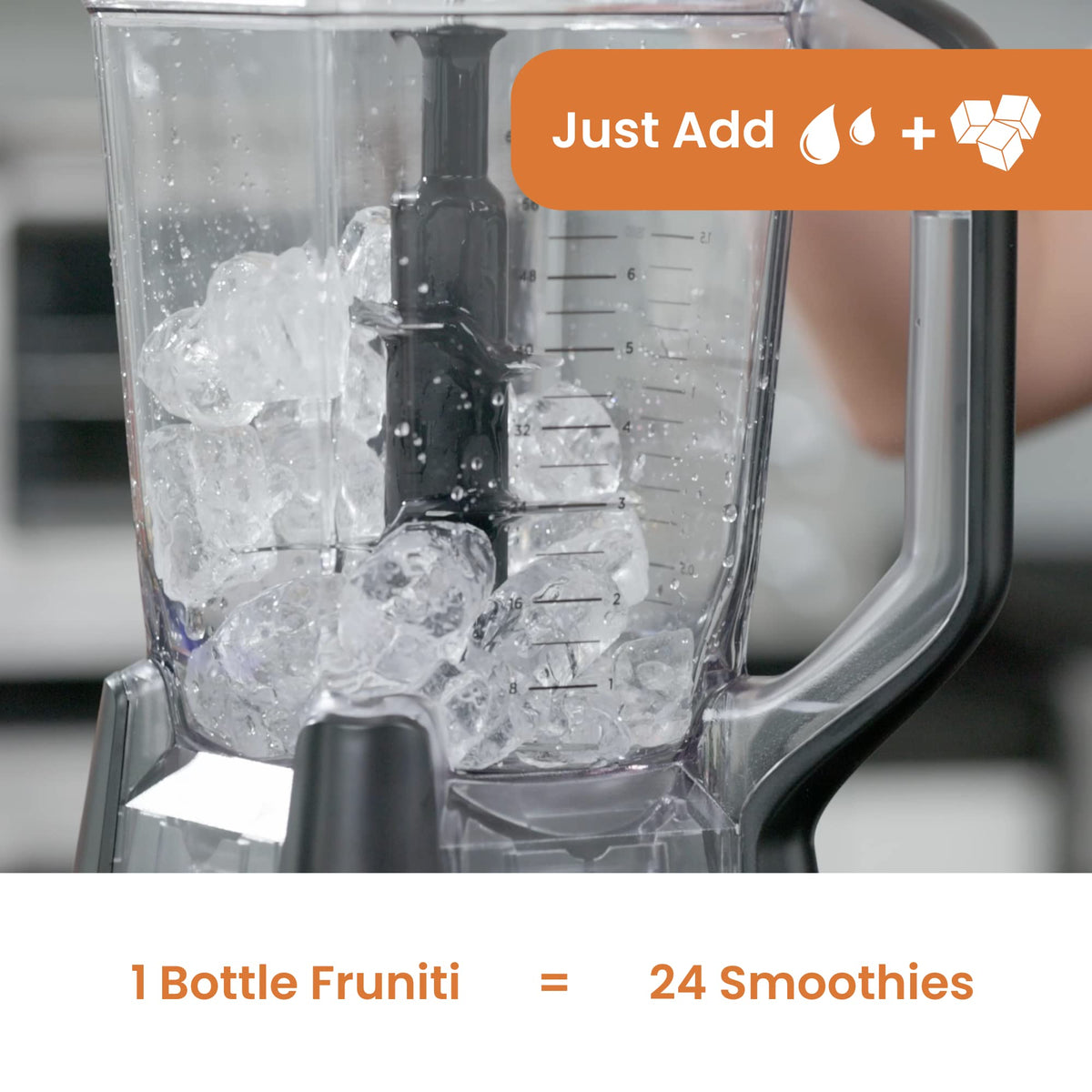 Fruniti Peach Smoothie Mix – No Sugar Added, Energy Boost, 24 Servings