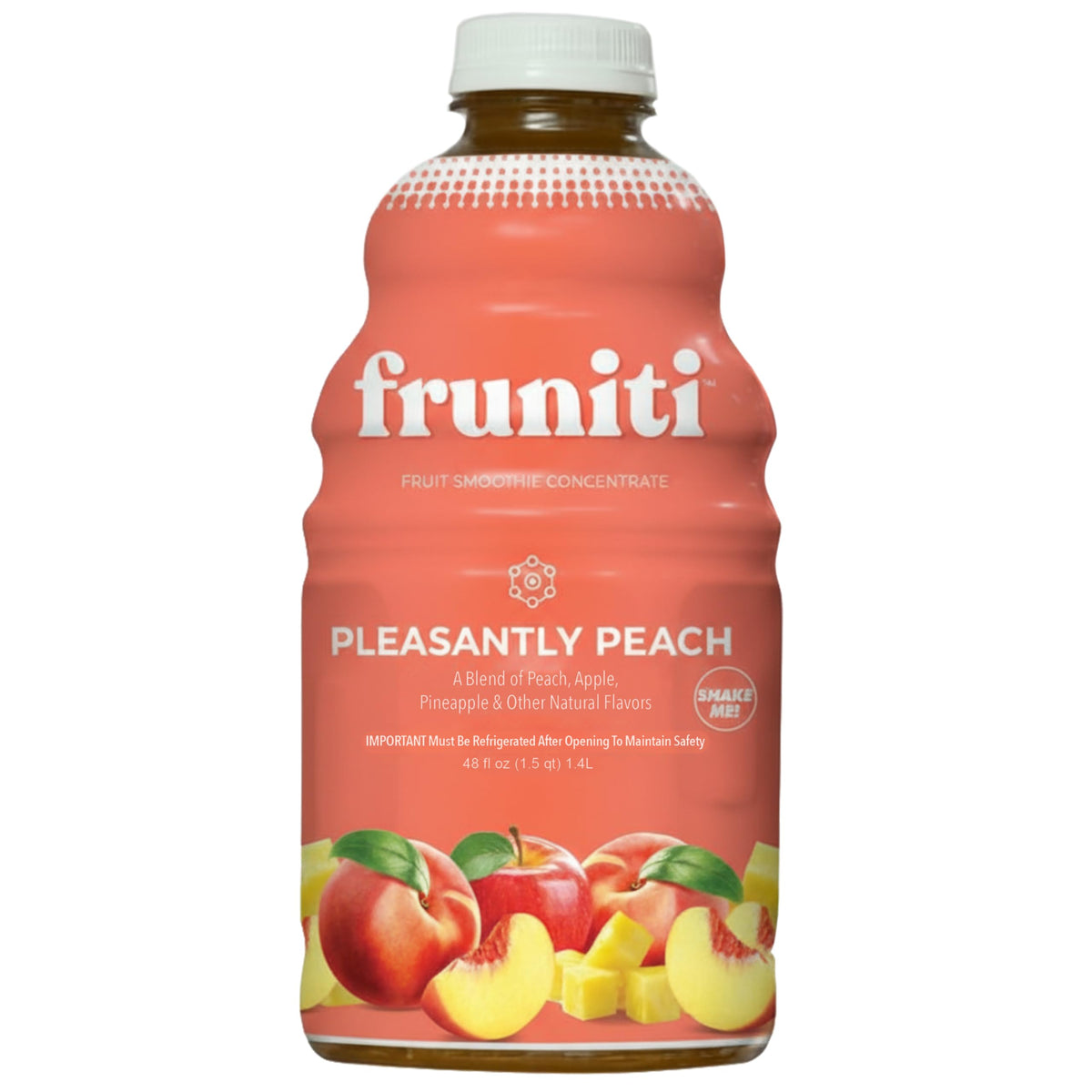 Fruniti Peach Smoothie Mix – No Sugar Added, Energy Boost, 24 Servings