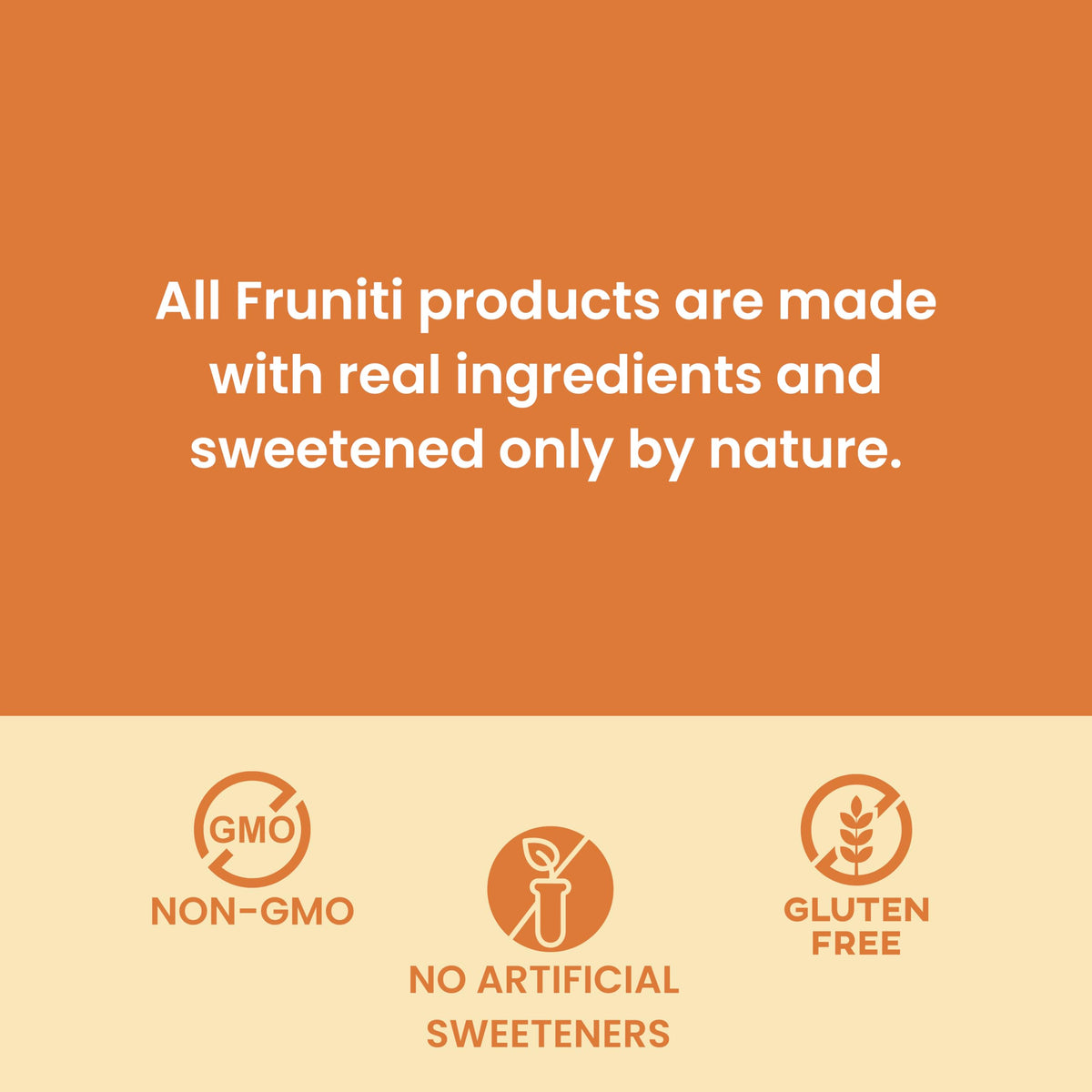 Fruniti Peach Smoothie Mix – No Sugar Added, Energy Boost, 24 Servings