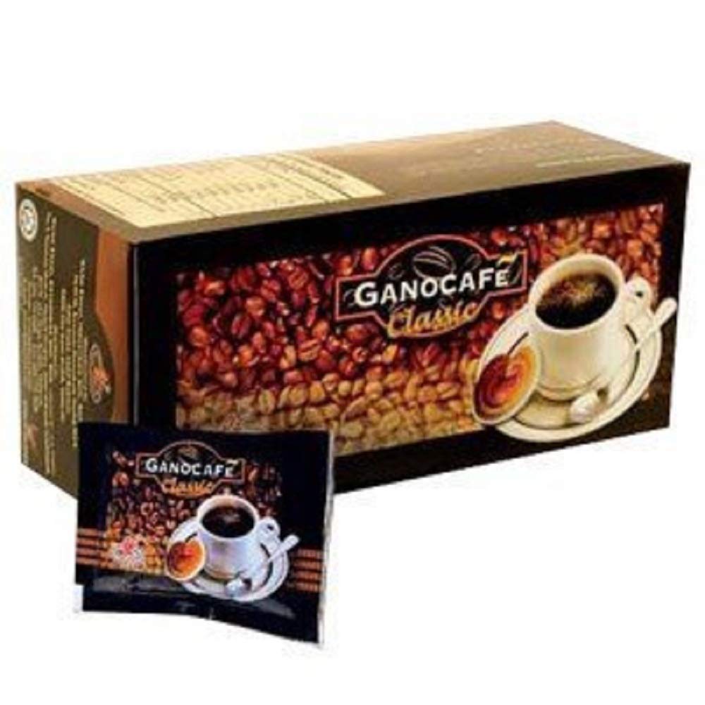 Gano Excel Ganocafe Classic Medium Roast Ganoderma Coffee — 90 Sachets (Pack of 3) | bola nymphea