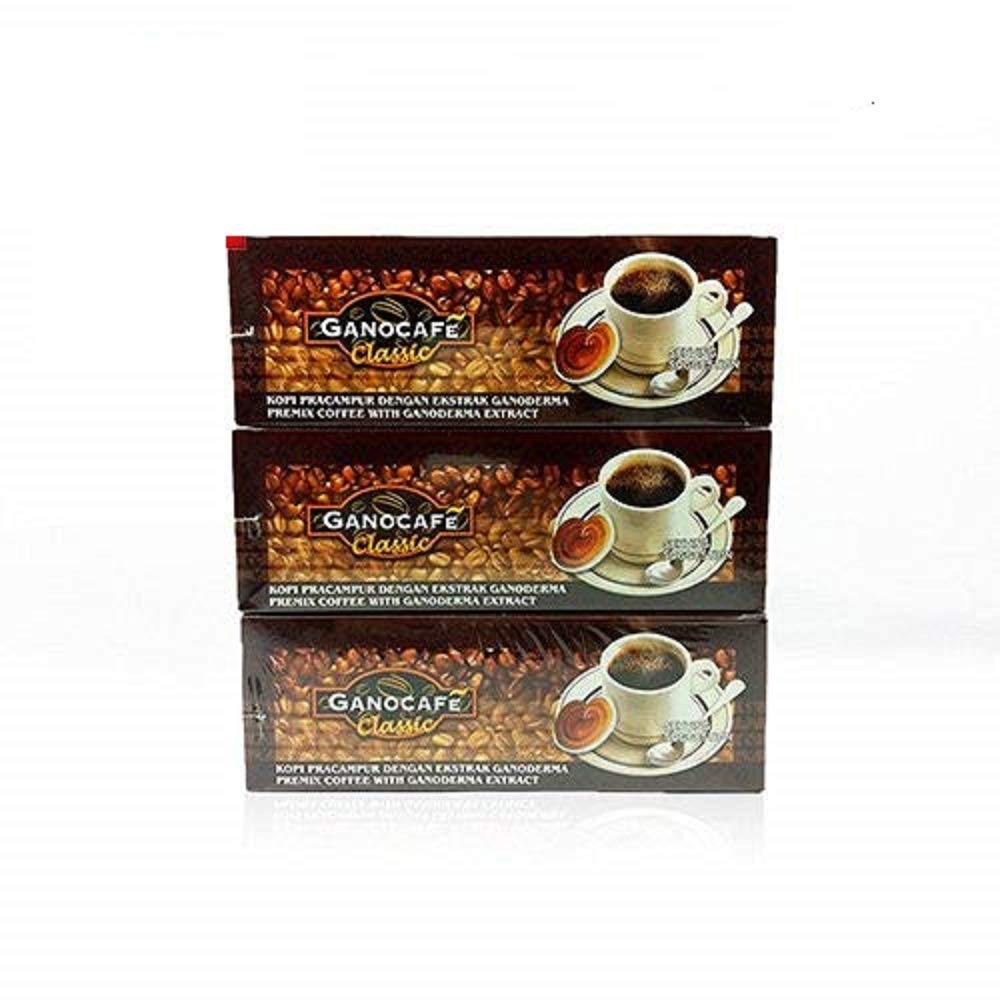 Gano Excel Ganocafe Classic Medium Roast Ganoderma Coffee — 90 Sachets (Pack of 3) | bola nymphea