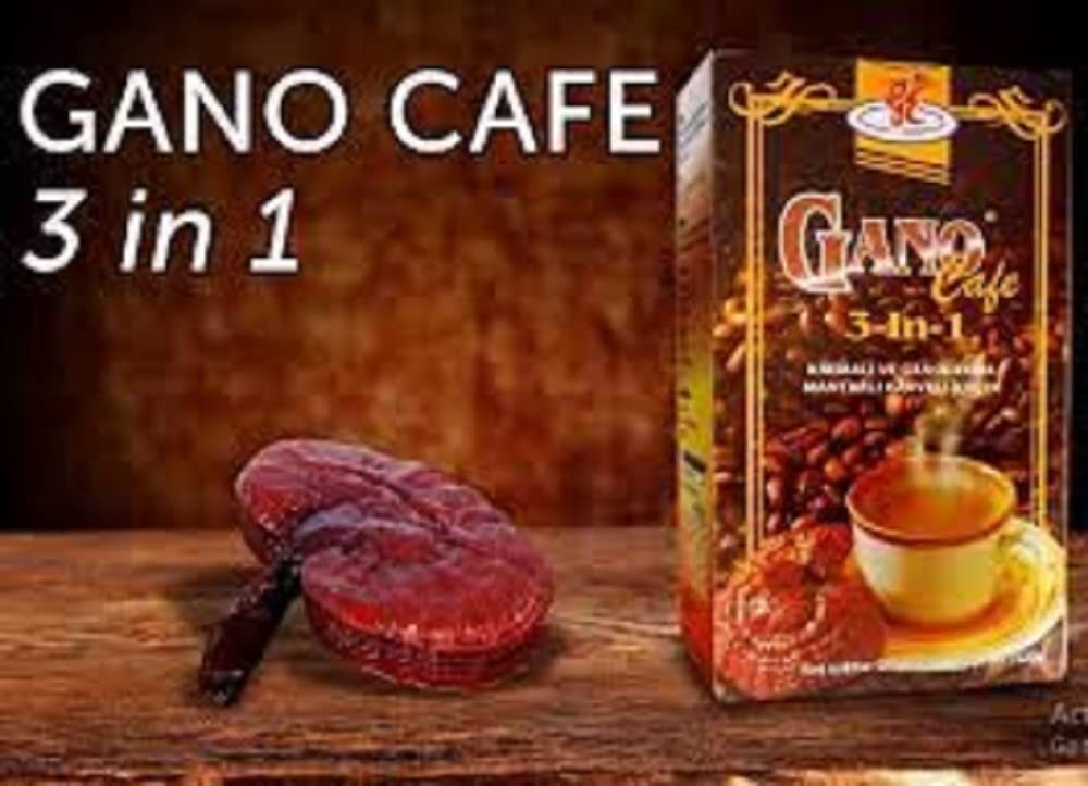 Ganocafe 3in1 Dark Roast Coffee — 3 Boxes, 60 Sachets | Organic Ganoderma | Gano Excel
