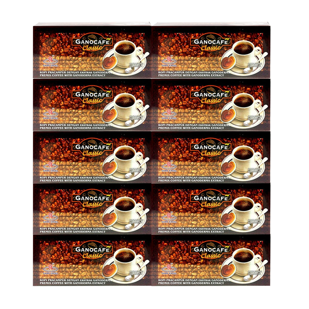 Ganocafe Classic Black Coffee Ganoderma 10 Box – Instant Ganoderma Coffee