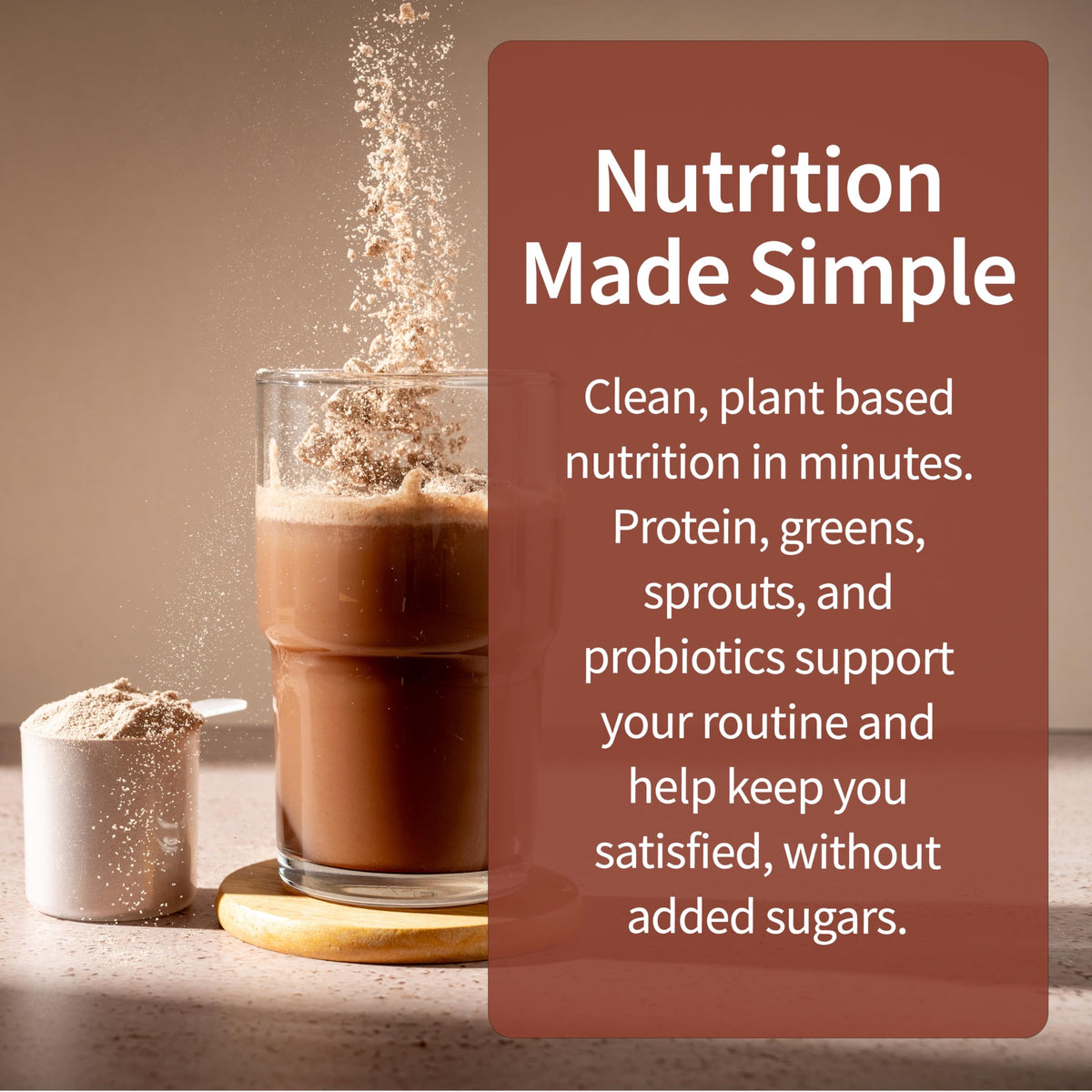 Garden of Life Raw Organic Meal Replacement Shakes – Vanilla Chai, Plant-Based Pea Protein, 28 Servings