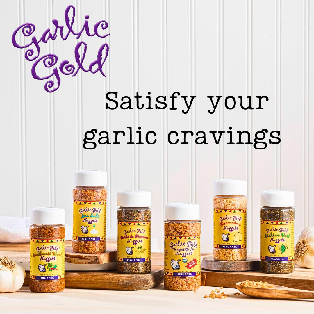 Garlic Gold Organic Garlic-Infused Extra Virgin Olive Oil — 2-Pack (250 mL)