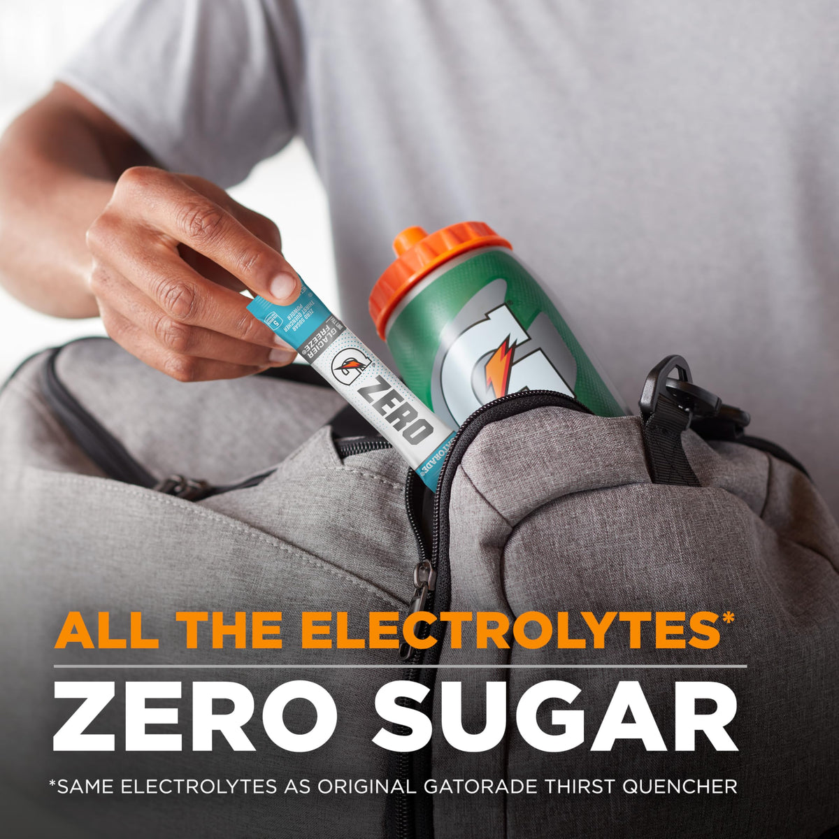Gatorade G Zero Powder Fruit Punch Variety Pack – 0.10oz Packets, 50-Count (5 x 10)