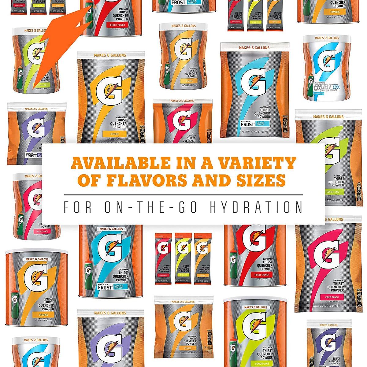 Gatorade G2 Thirst Quencher Powder – Fruit Punch, 3-Canister Pack