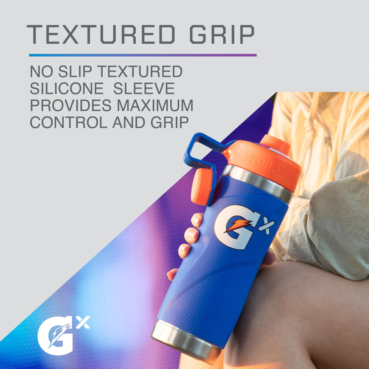 Gatorade Gx Stainless Steel Bottle 32oz – BPA-Free, Double-Wall Vacuum Insulation