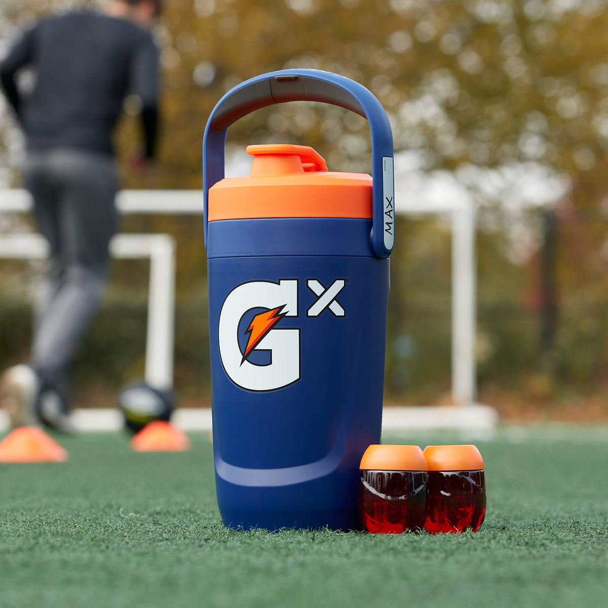 Gatorade Gx Performance Jug 64oz – Leakproof, Non-Slip Grip, Navy