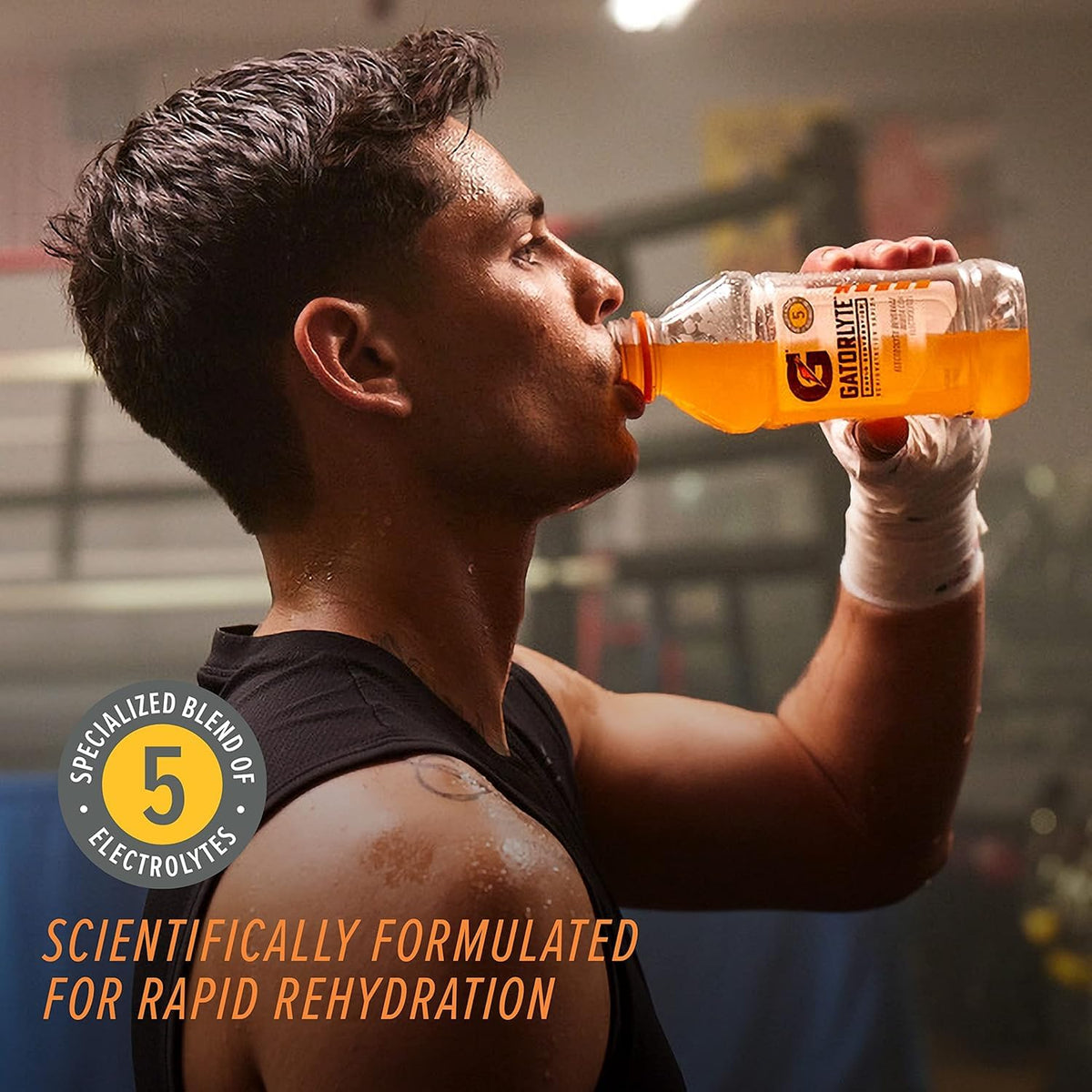 Gatorlyte Rapid Rehydration Electrolyte Drink – Tropical Coconut, 12-Pack, 20 fl oz Bottles
