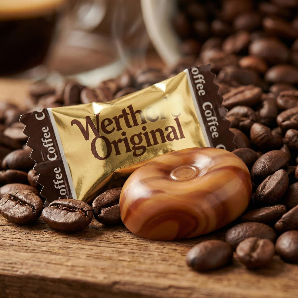 GEEOOLLAH Hard Caramel Coffee Candy – 1lb, Individually Wrapped