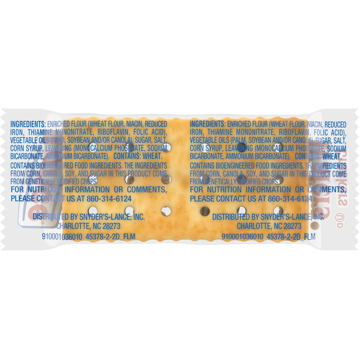 Captain's Wafers Crackers Original Flavor – 75-Pack Bulk, 2 Per Pack, On-the-Go Snack