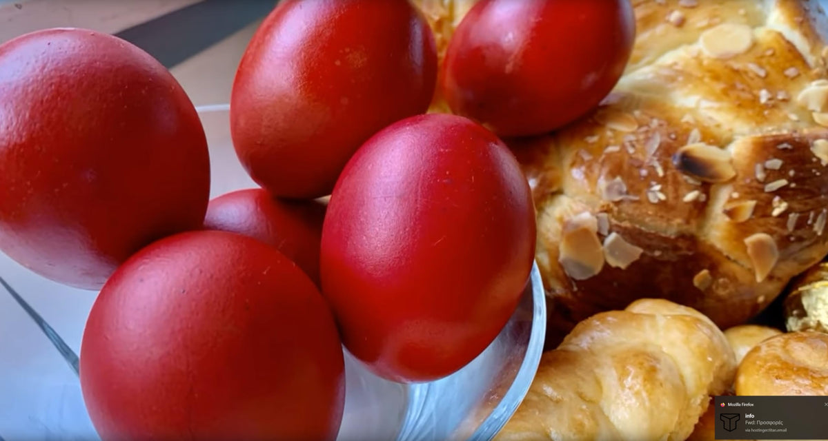 Red Egg Dye Kit for Greek Orthodox Easter 2026 – Up to 30 Eggs, Professional Grade