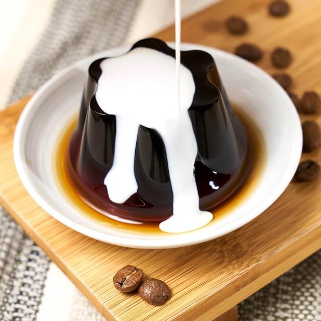 Japanese Coffee Jelly 6 Cups – Café-Style Dessert by Generic