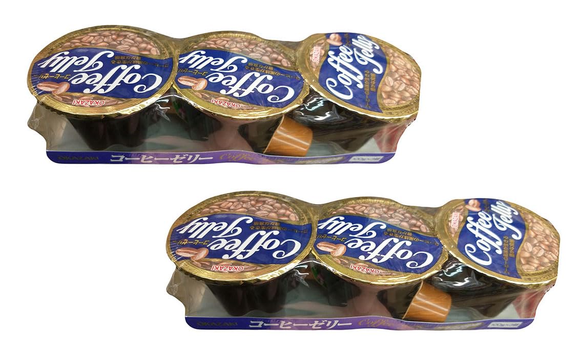 Japanese Coffee Jelly 6 Cups – Café-Style Dessert by Generic