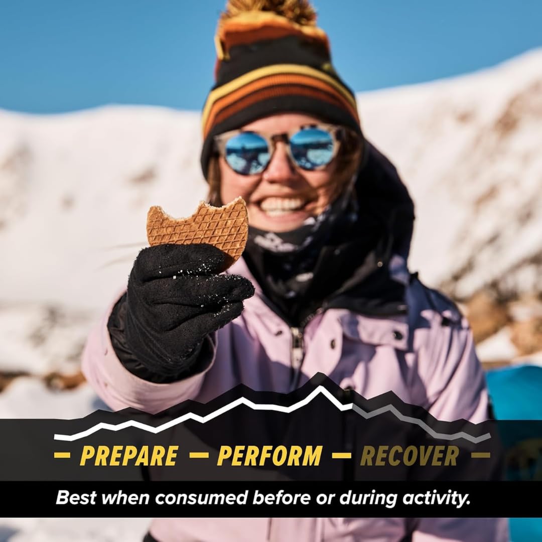 Generic Organic Honey Waffle Stroopwafels – 10 Pack, 5 Flavors for Pre & During Workout