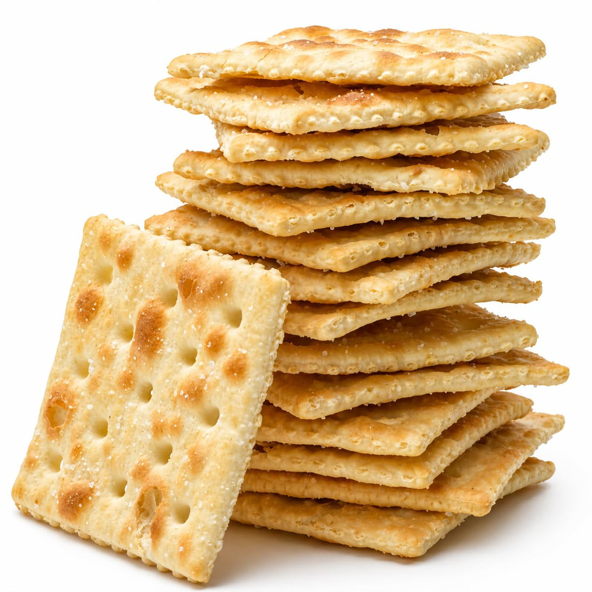 Saltine Crackers 100 Pack – Premium Individually Wrapped, Low Sodium | Generic
