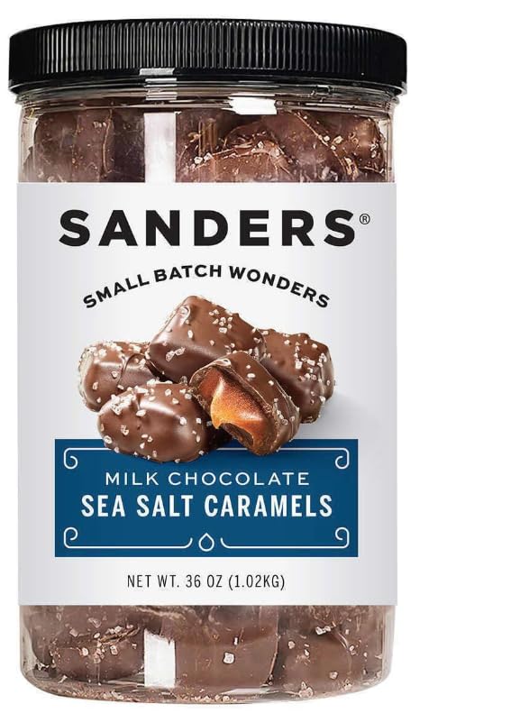 Generic Sanders Chocolate Variety 2-Pack – Dark & Milk Sea Salt Caramels, 36 oz