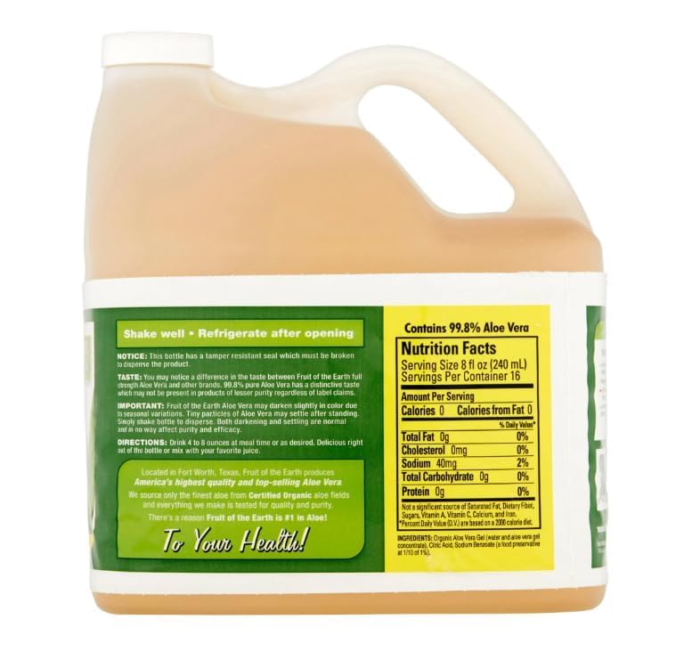 Generic Wellness Aloe Vera Drink – 128 fl oz | Refreshing Hydration