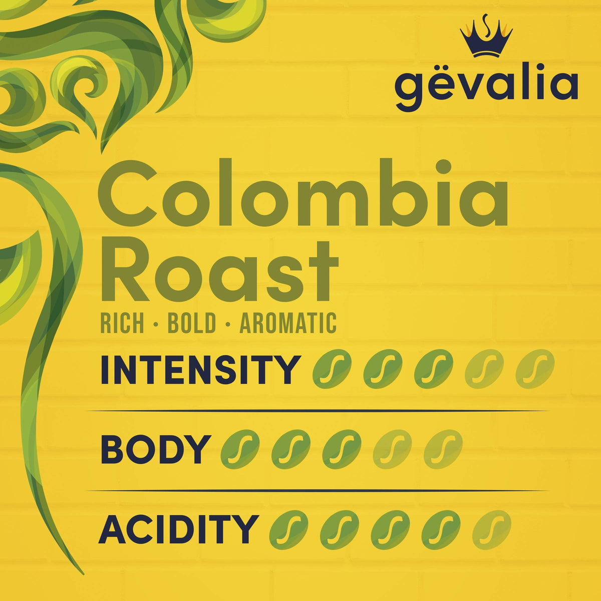 Gevalia Colombia Medium Roast K-Cup Pods – 24 Ct Box