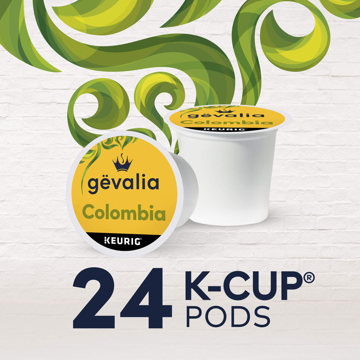 Gevalia Colombia Medium Roast K-Cup Pods – 24 Ct Box