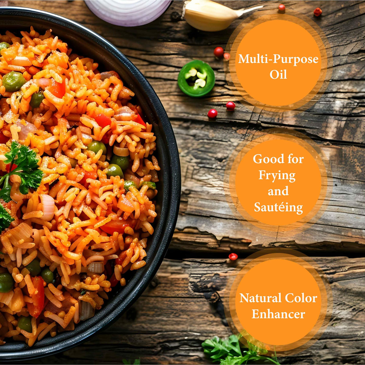 Ghana Heritage 100% Red Palm Oil – 2L Pure African Palm Oil for Cooking