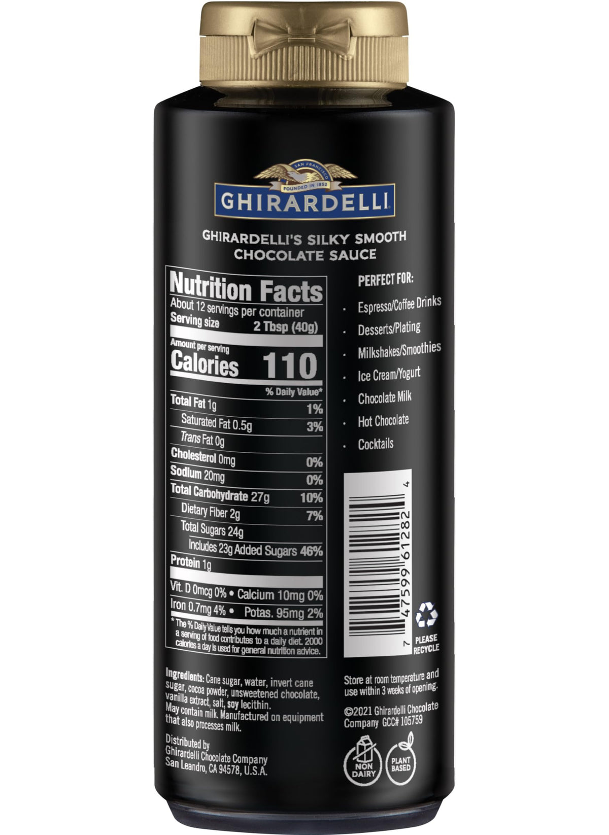 Ghirardelli Squeeze Bottles Set — Chocolate, Caramel & White Chocolate Sauces (3-Pack)