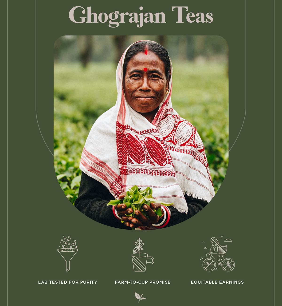Ghograjan Tea Estate English Breakfast Loose Leaf Tea – Strong Full-Bodied Assam, 1 lb Pouch, Farm2Cup from 5th-Generation Tea Farm