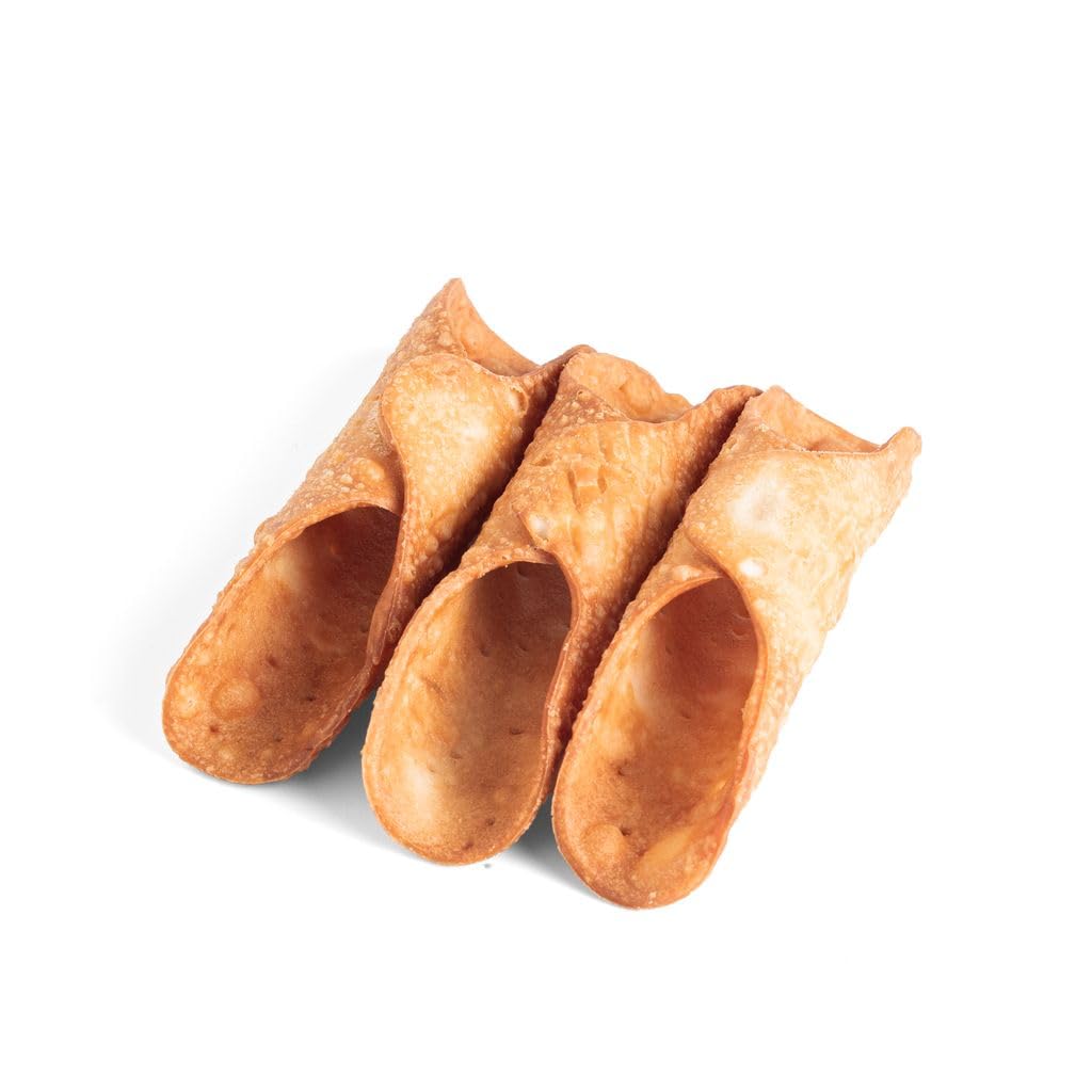 Giusto Sapore Sicilian Cannoli Shells – Large, 48 Shells – Imported from Italy – Family-Owned Brand