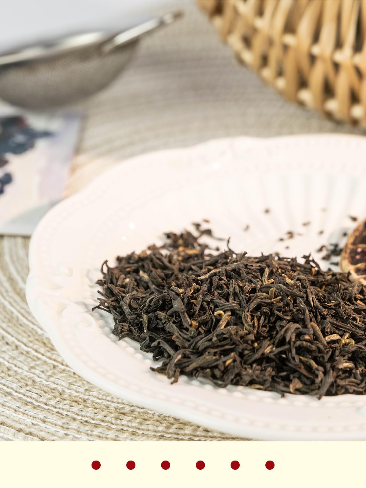 GLDNT Organic Black Tea Loose Leaf – Full-Bodied & Mellow, Caffeinated, 16oz