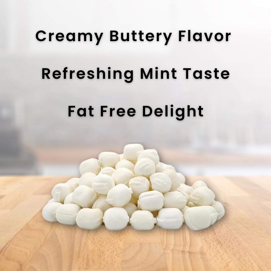 Global Basics Buttermints – 250 Count Individually Wrapped Mints for Events & Favors